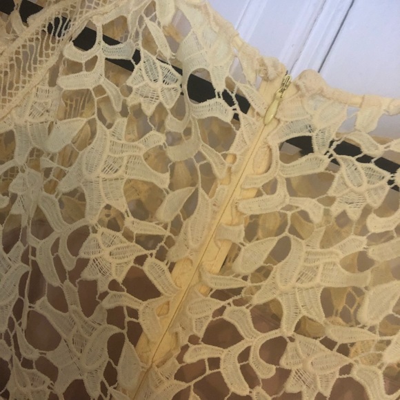 Yellow lace ELIZA J dress 👗🥰 - Picture 6 of 7